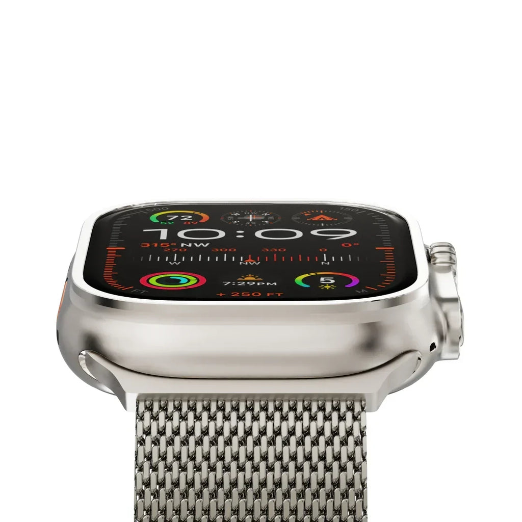 Milanese-rem i titanium til Apple Watch