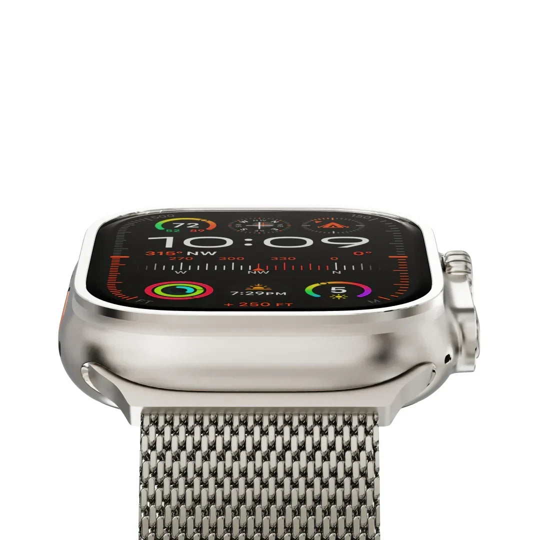 Milanese-rem i titanium til Apple Watch