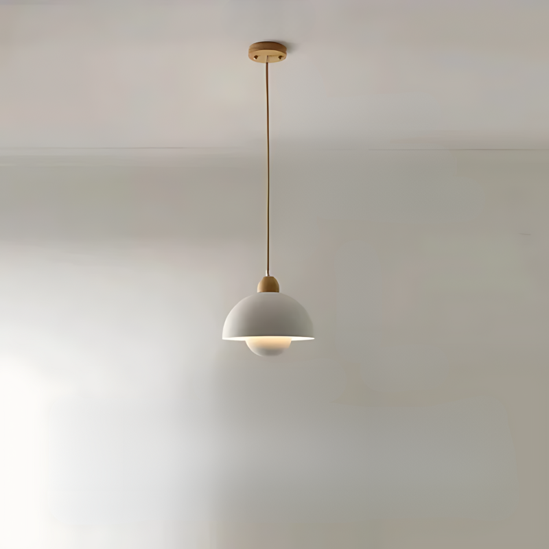 HavenOak Rustic Wood Pendant Lamp For Cozy Dining Ambience