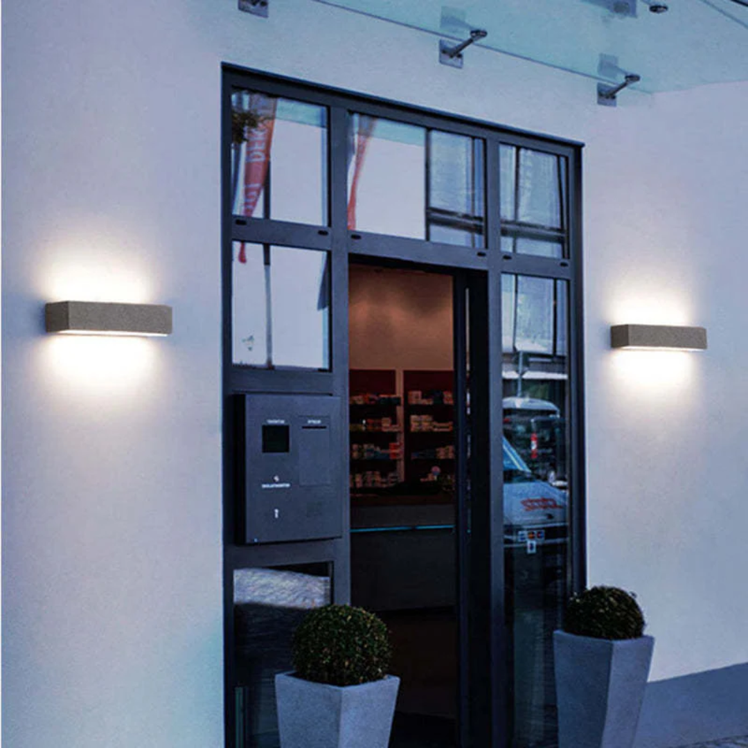 AstraLume Contemporary Exterior LED Wall Light for Gardens and Facades
