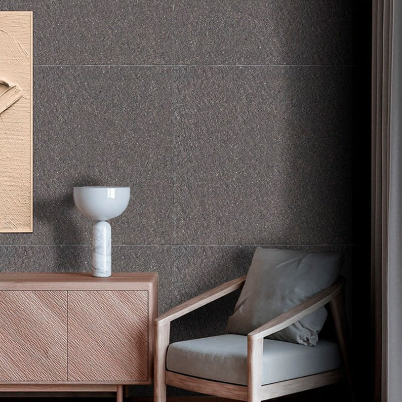 LumaStone Marmorlampe mit raffiniertem Sockel und sanftem Umgebungslicht