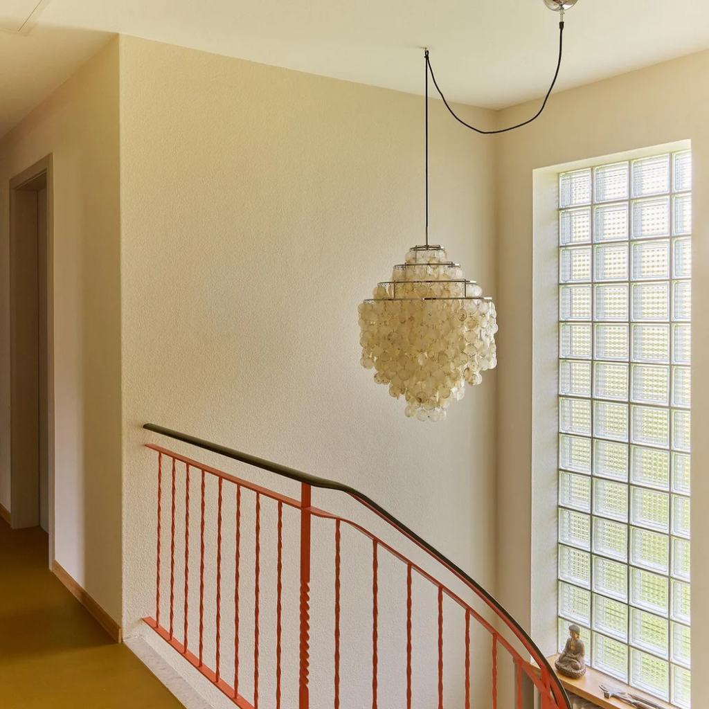 Suspension Seashell par Kirrea avec lueur vintage pour salles à manger