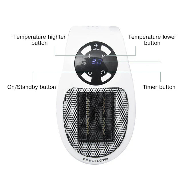 500W Mini Portable Electric Heater | Filindra