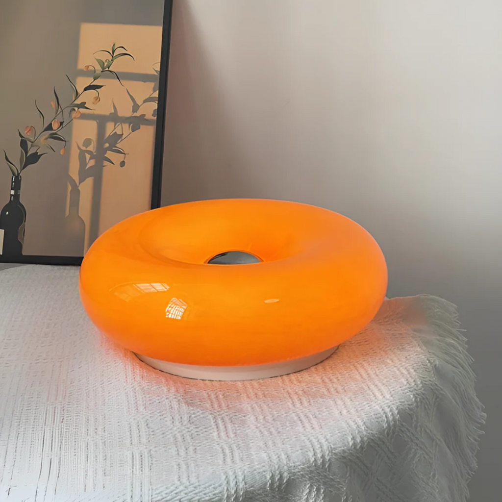 Orinova Donut Glass Wall Light By Ardentra With Warm Glow