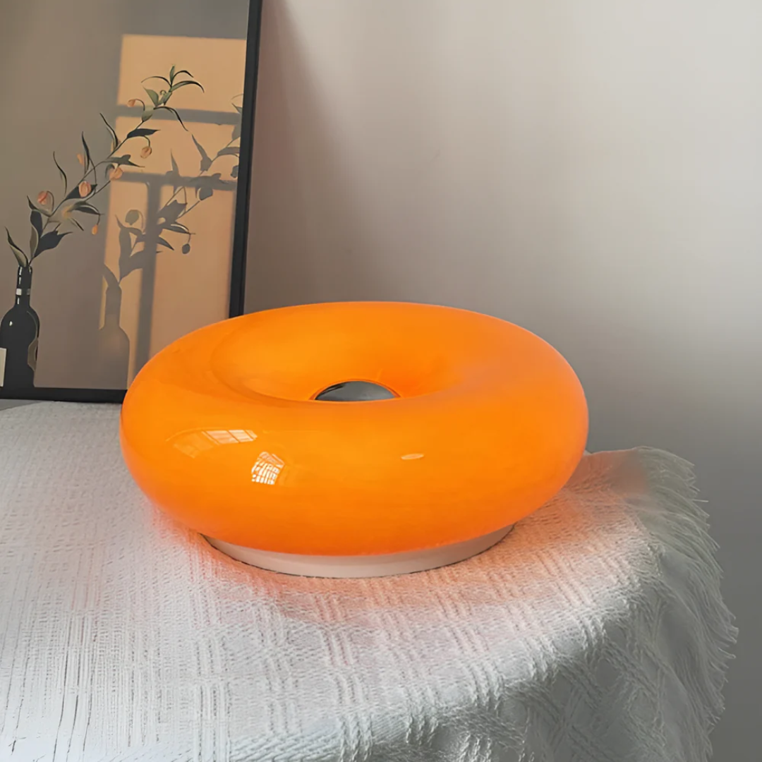 Orinova Donut Glass Wall Light By Ardentra With Warm Glow