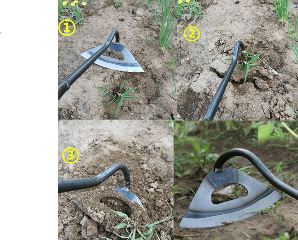 Enxada oca totalmente em aço para jardinagem | Filindra