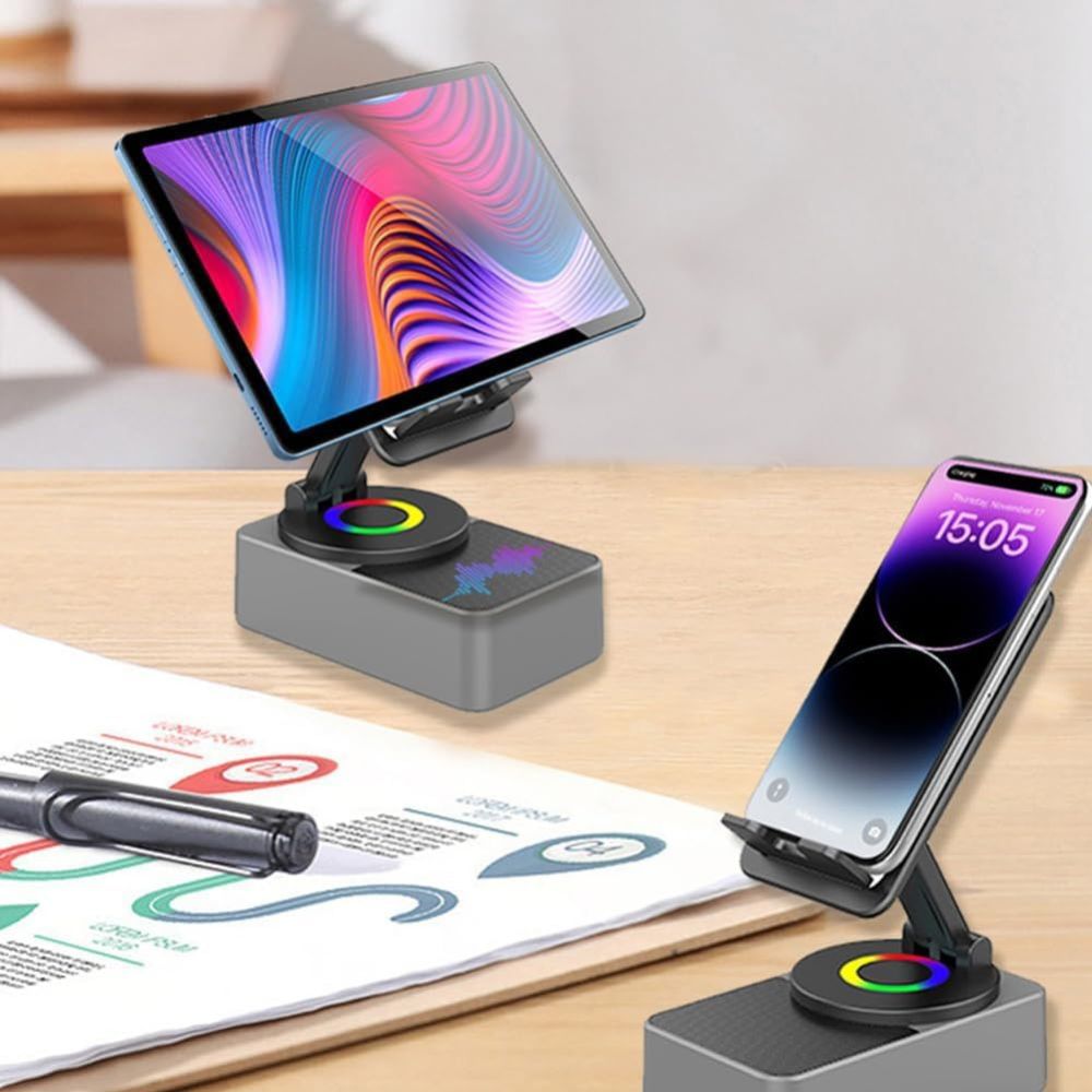 4-in-1 Phone Stand with Bluetooth Speaker | Filindra