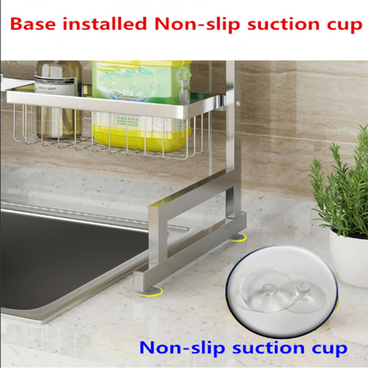 34.6" Stainless Steel Black Dish Drying Rack Over Kitchen Sink, Dishes and Utensils Draining Shelf | Filindra