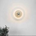 SolaraGlass Wall Lamp Featuring Warm Ambient Glow For Living Rooms And Bedrooms