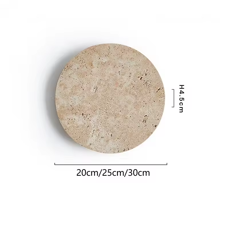 TerraLume Wall Light In Travertine Finish With Built In LED Glow