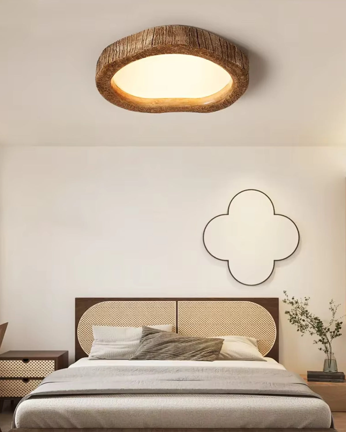 NovaOak Ceiling Light With Subtle Warm Glow For Modern Homes
