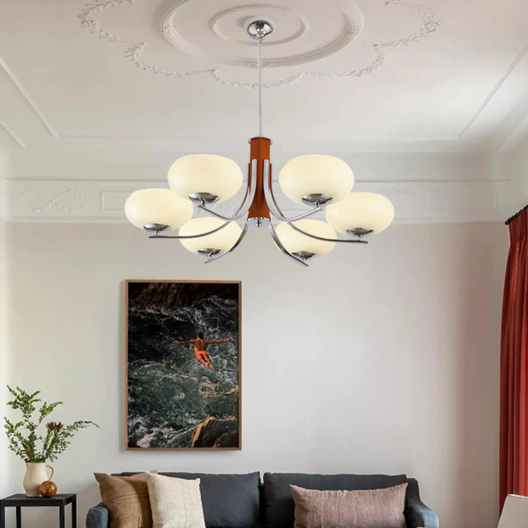 Daelora Esszimmer-Pendelleuchte im Bauhaus-Stil mit mehreren Lichtern