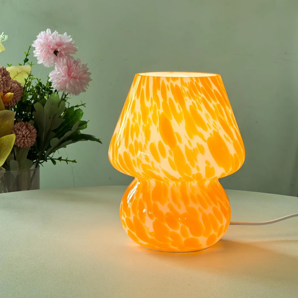 Norlune Nightstand Light With Colorful Mushroom Theme In Kids Room