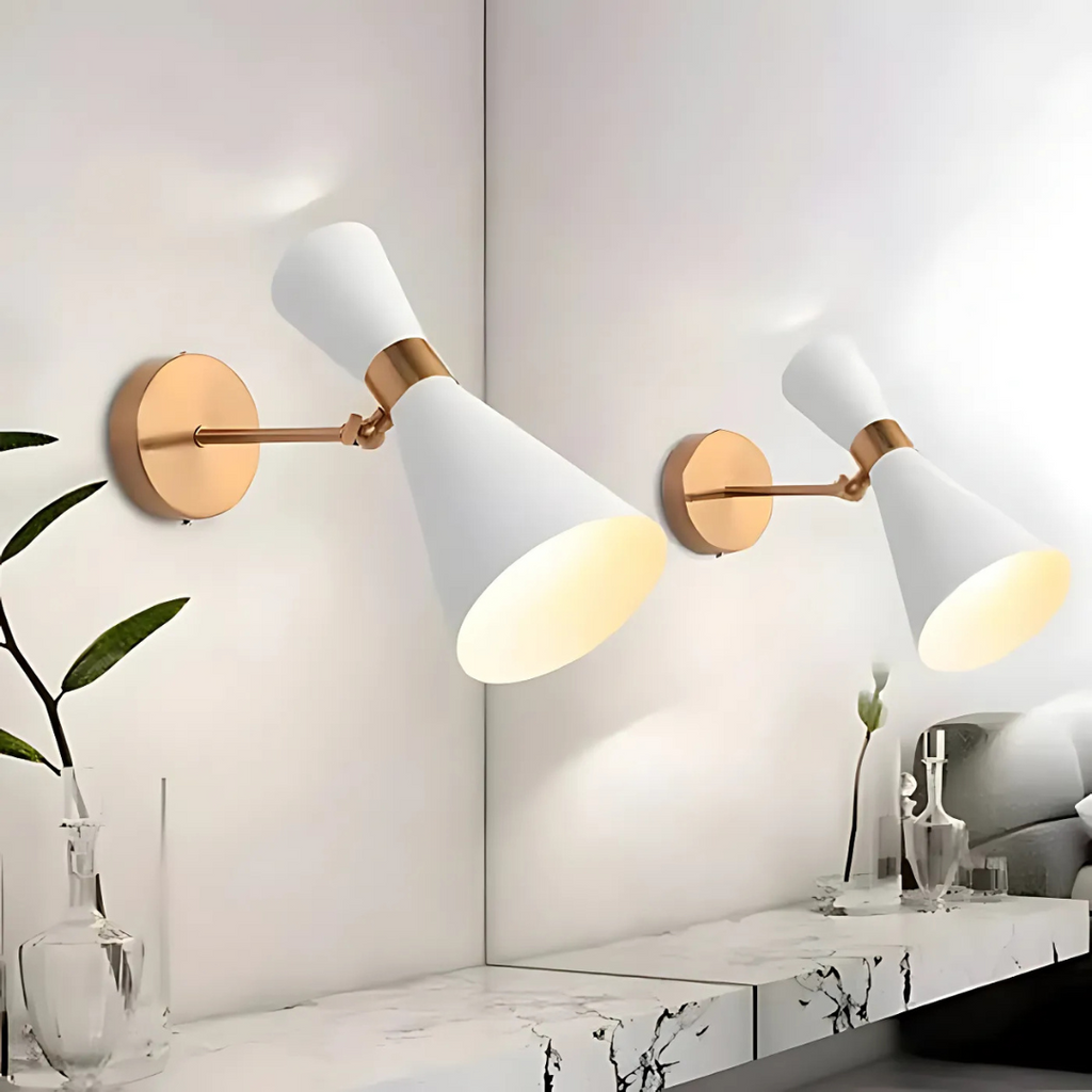 Vero Iron Minimalist Wall Light With E27 Socket Adjustable LED