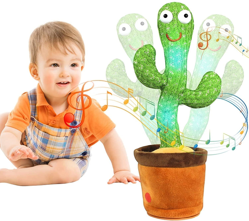 Happy Cactus παιχνίδι που χορεύει και ενεργοποιείται με ήχο — τραγουδά και κινείται