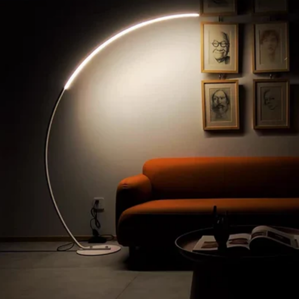 Solmere Arc Floor Lamp For Bedrooms And Living Rooms At Home