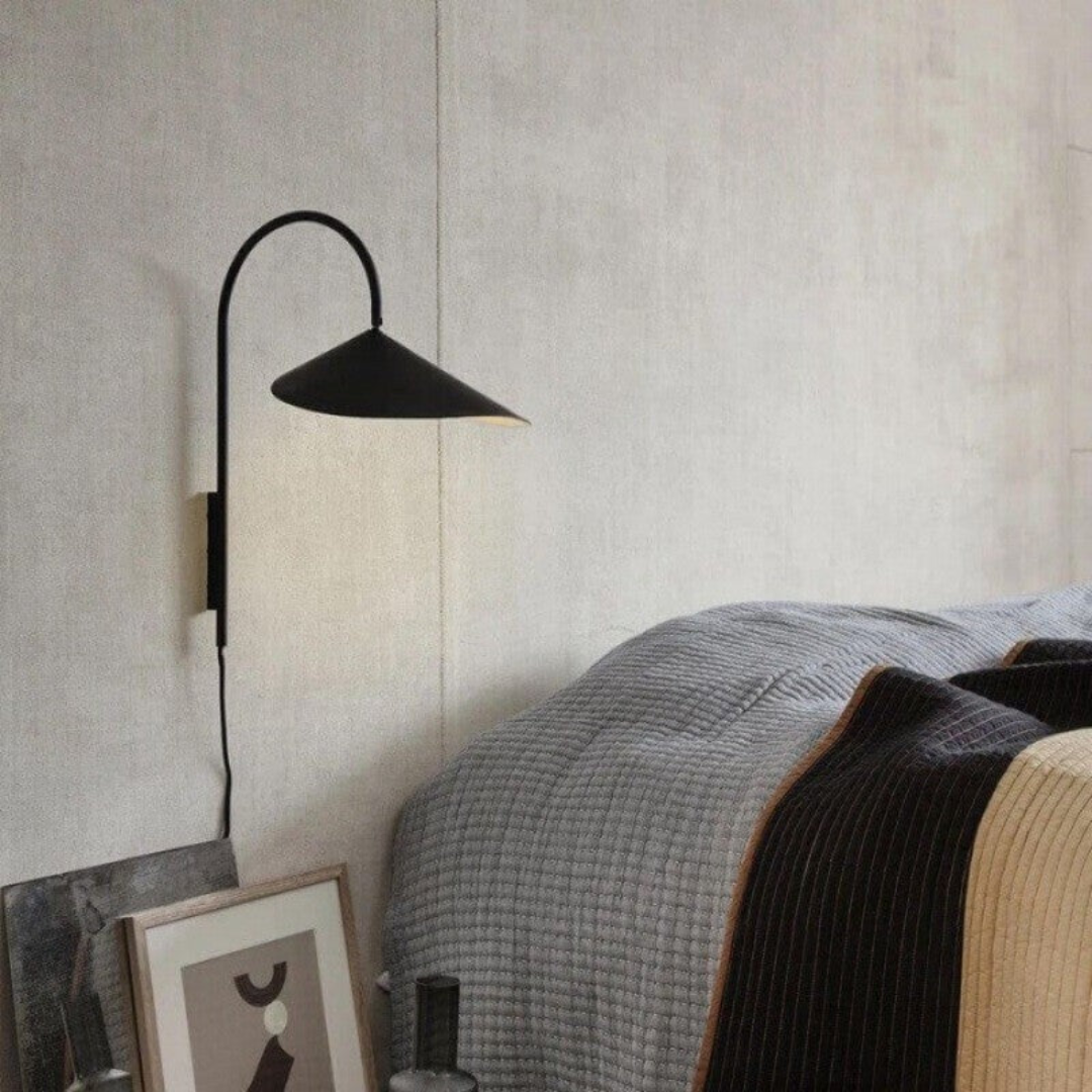 Quell Tilting Shade Wall Light For Bedroom And Living Room