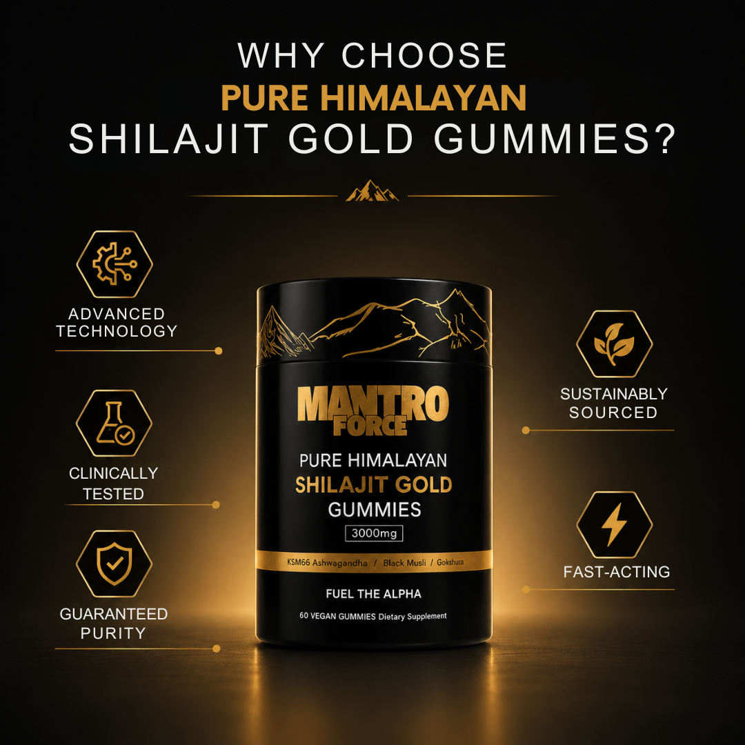 Premium Shilajit Gummies — Himalayan Extract, Energy & Vitality Support