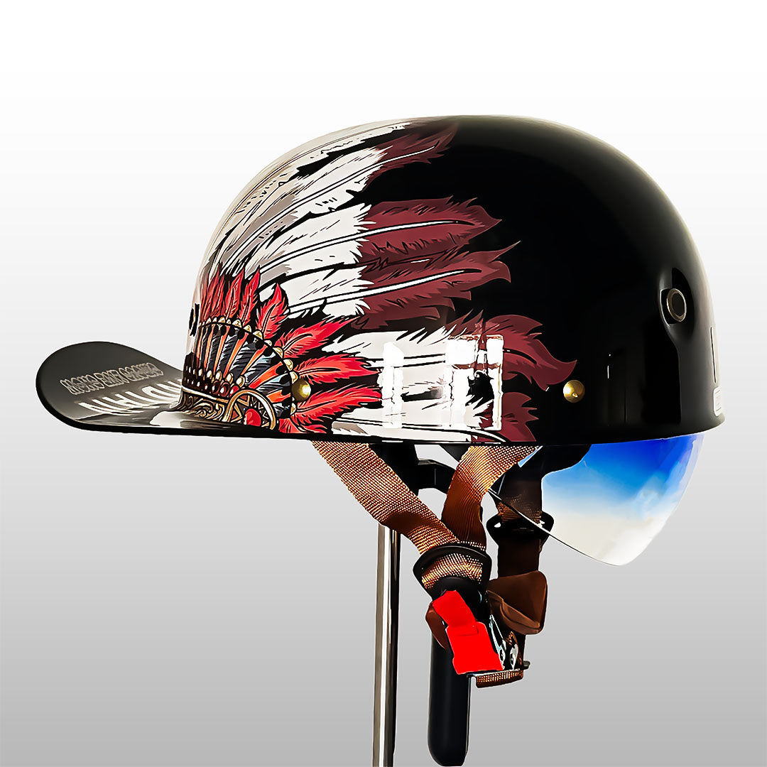 DOT & ECE Certified Moto Baseball Cap Style Helmet