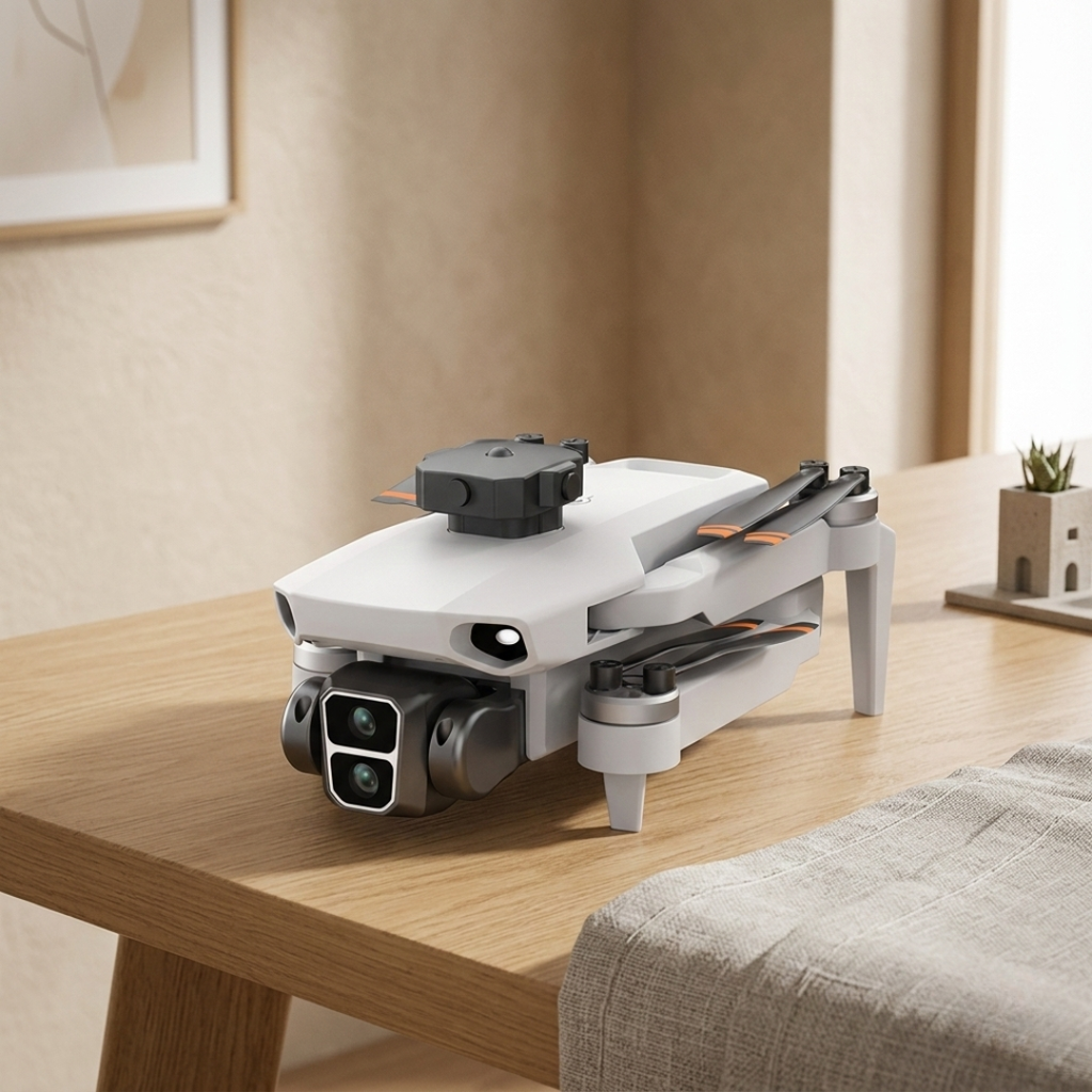 Vakautettu GPS-drone — 4K-kamera, integroitu esteiden väistöjärjestelmä, tarkka navigointi