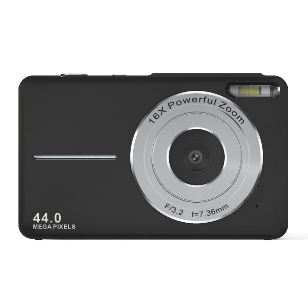 Pro Vlogging Camera — 44MP, 1080P, 16x Zoom, Compact & Rechargeable
