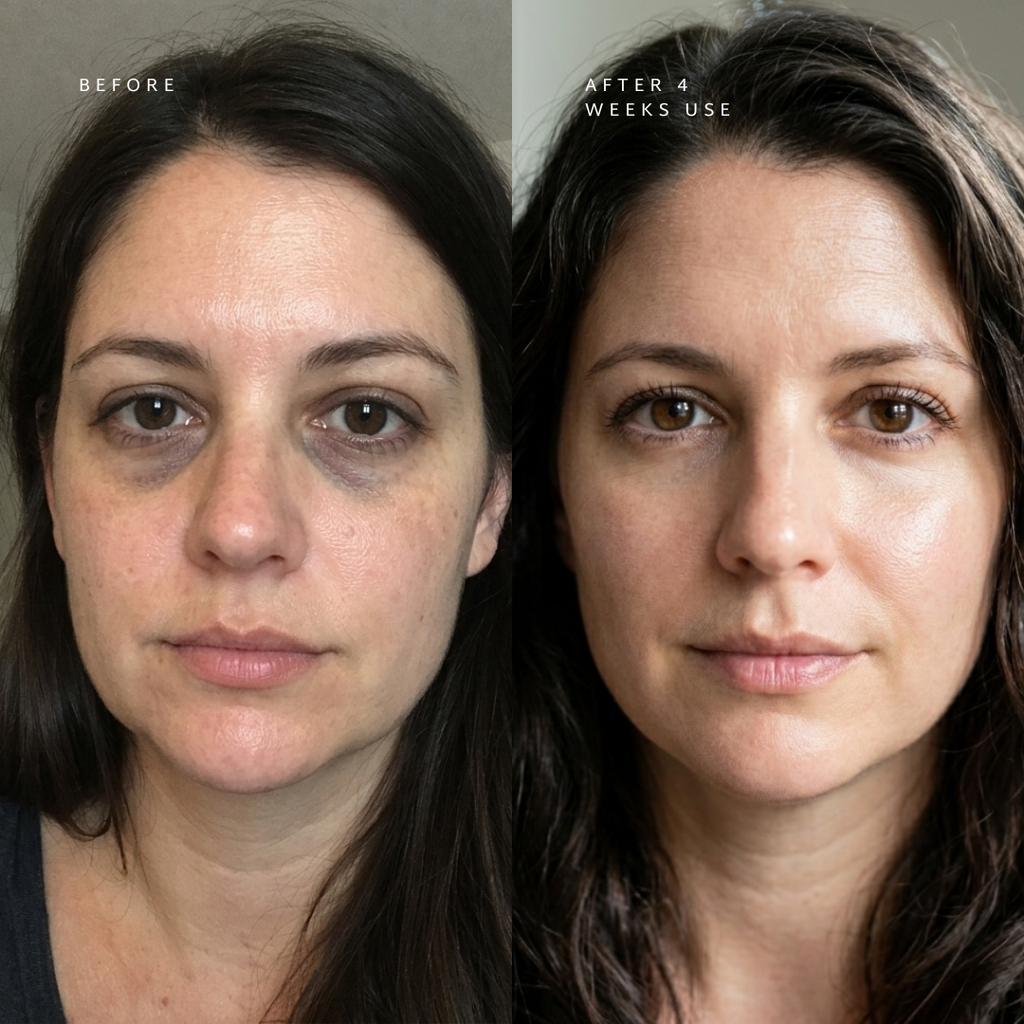 Dual-Tech Under Eye Rejuvenation Device — Red Light And EMS Therapy