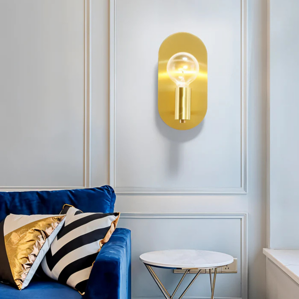 Aurea Gold LED Wall Lamp For Luxe Interiors And Hallways