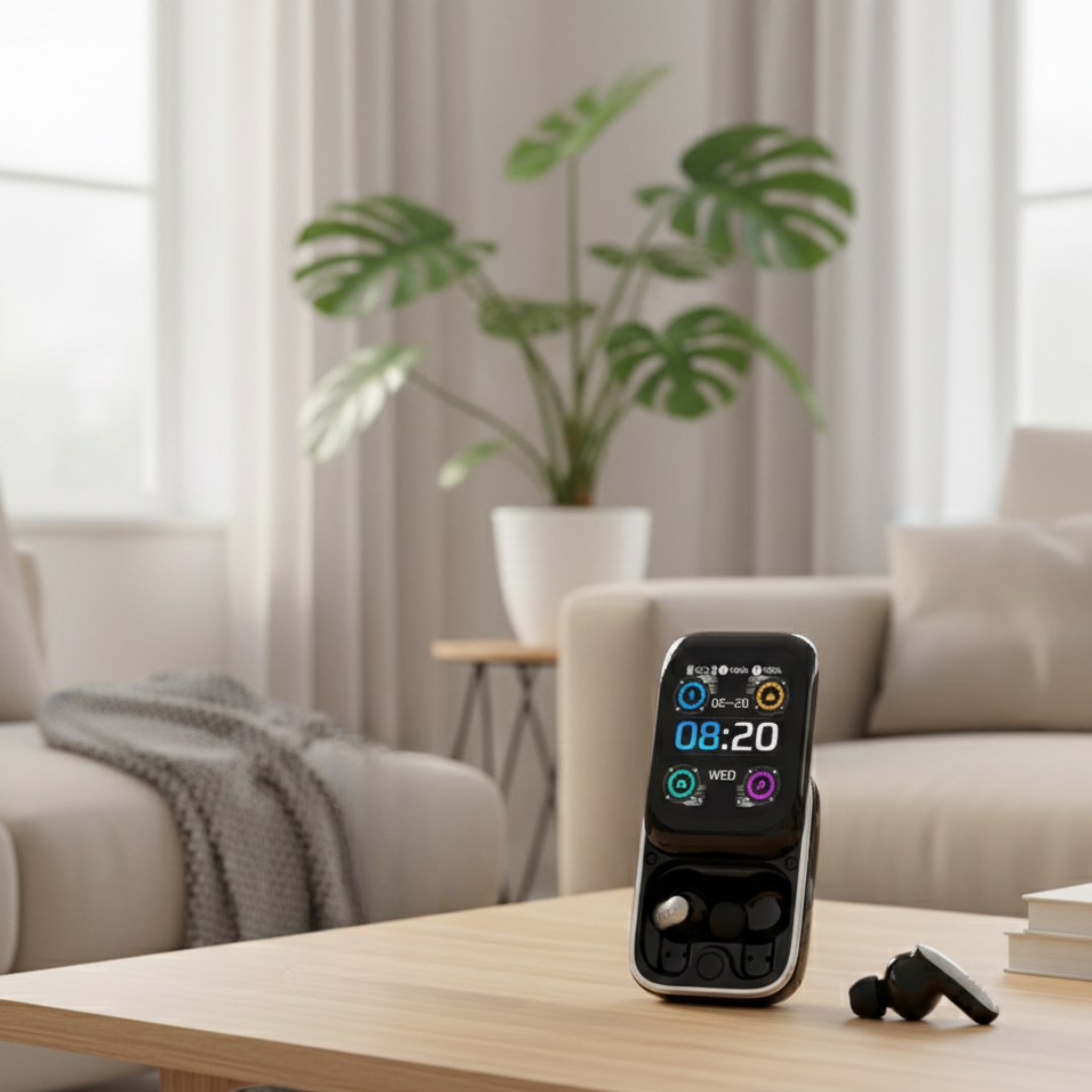 سماعات أذن لاسلكية بتقنية Bluetooth من HTC NE48 — تشغيل غامر وجودة مكالمات واضحة