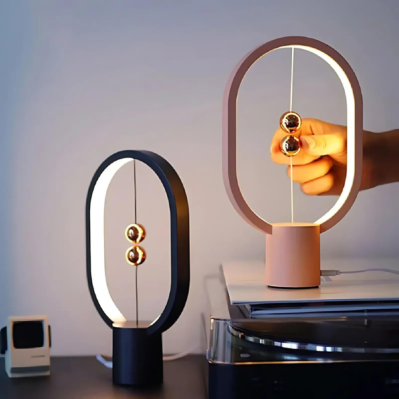 LumaCrest LED-Schreibtischlampe für stimmungsvolle Beleuchtung am Nachttisch im Homeoffice  