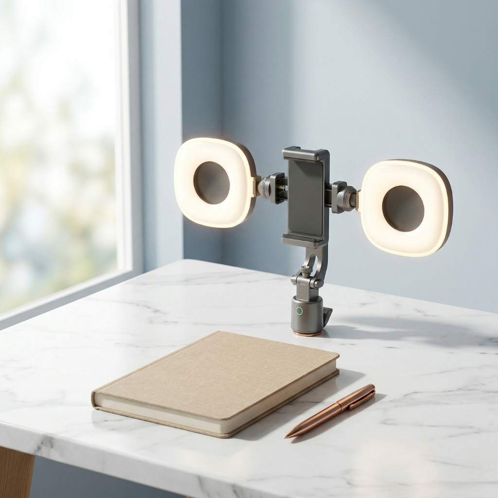 Smart Tracking Tripod — Hybrid Selfie Stick with Automatic 360° Rotation