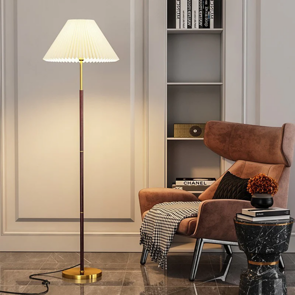 Aurea Floor Lamp With Rice Paper Panel And Gentle Warm Glow