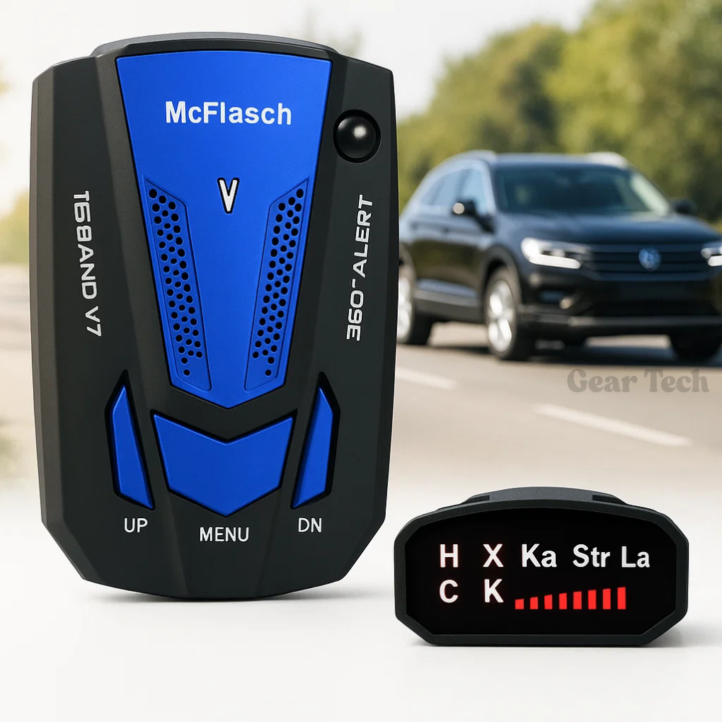 Kirrea UK-radardetector — waarschuwingen voor camera's over lange afstand