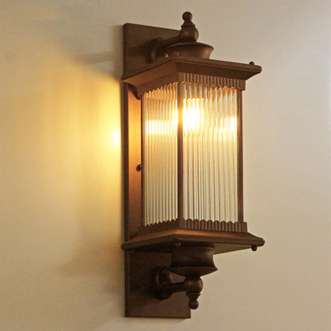 Cavellin Outdoor Wall Light With Retro Style For Patios And Gardens