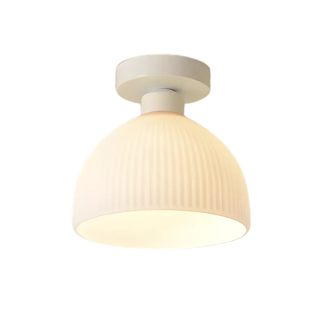 NovaGlass Contemporary Ceiling Light With Glass Shade For Interiors