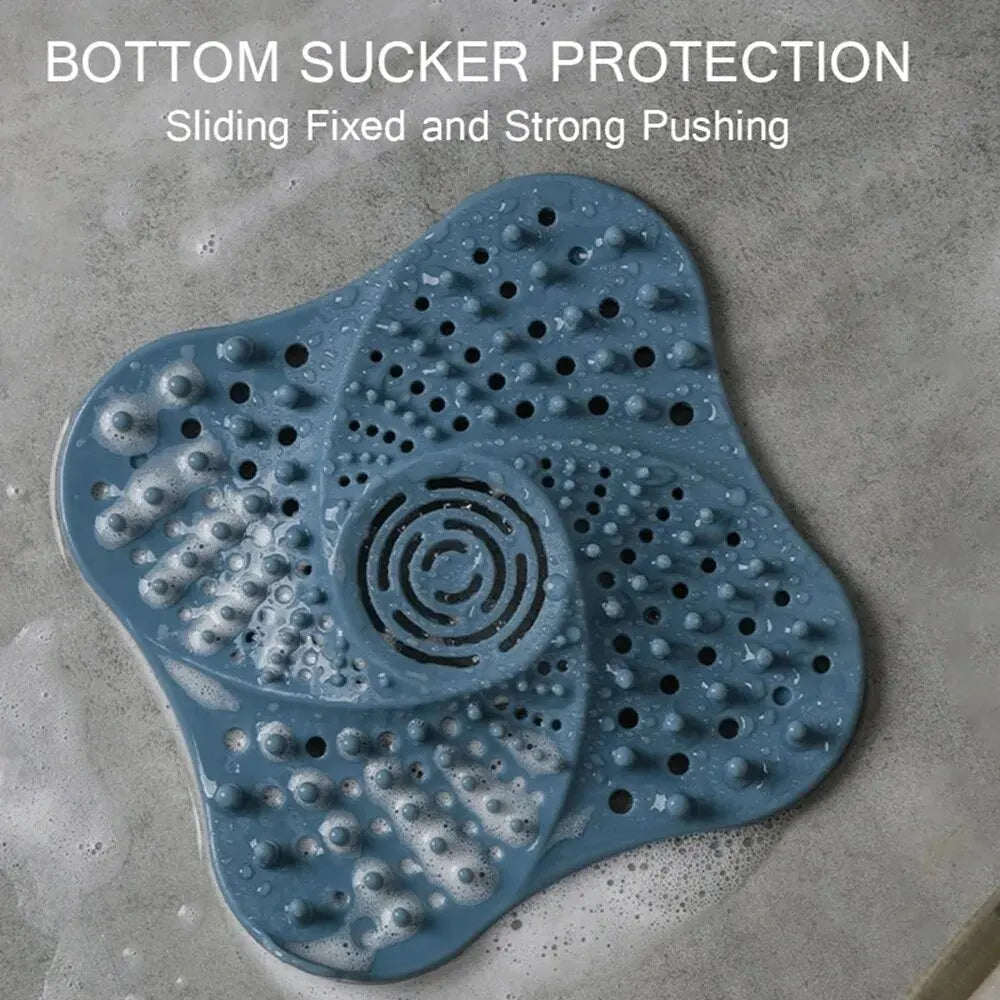Anti Blocking Spiral Shower Drain Hair Catcher | Filindra