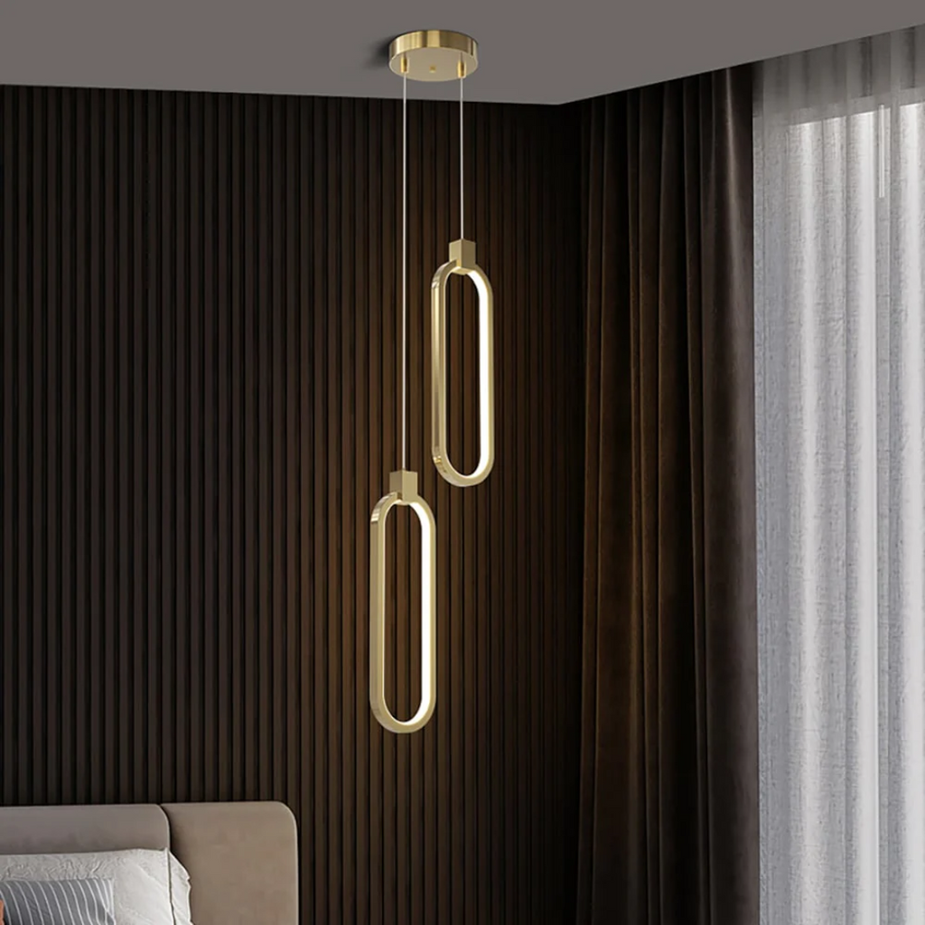 LustreGold Deckenpendelleuchte für Schlafzimmer oder Wohnraum