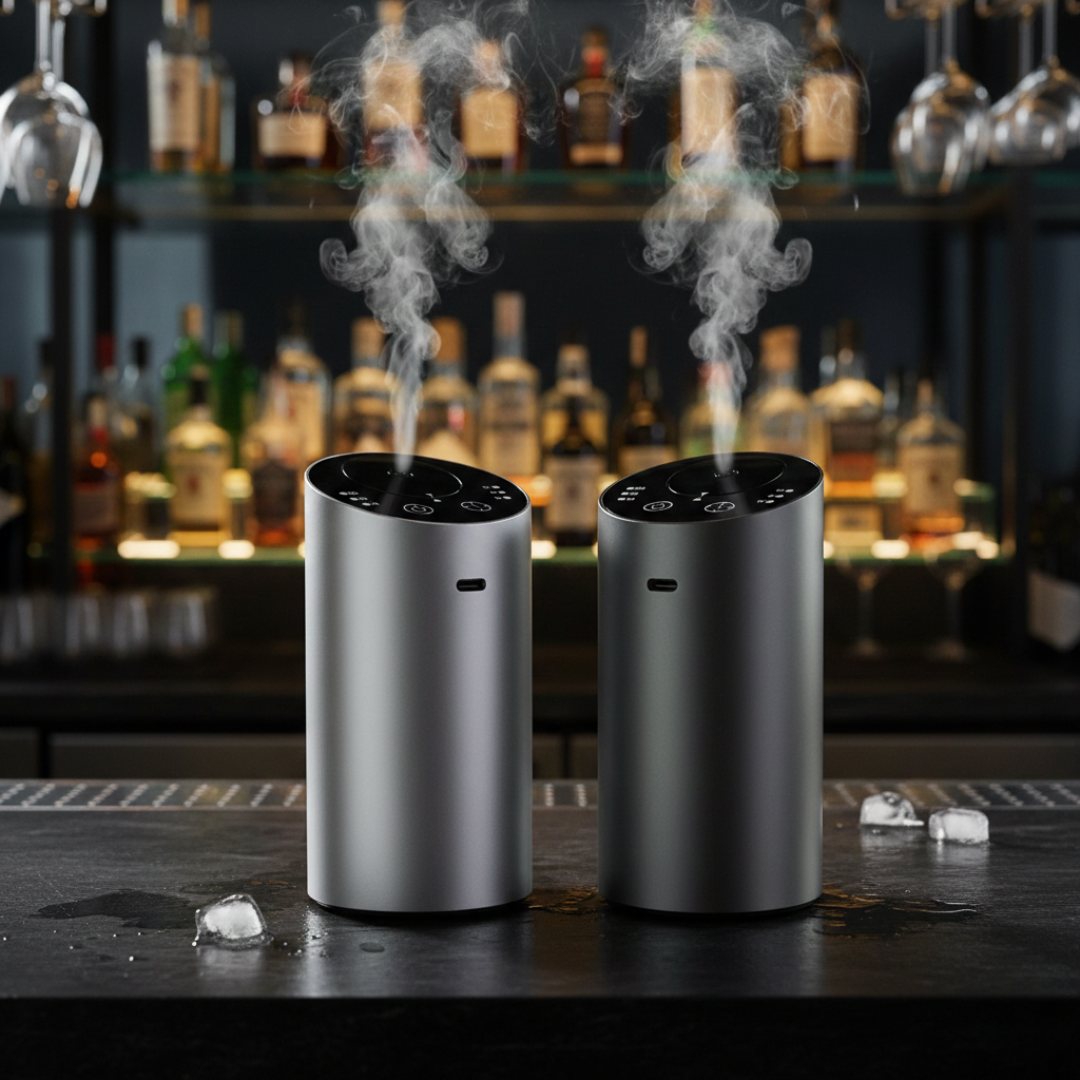 Bezdrátový přenosný aroma difuzér — vestavěná dobíjecí baterie, bezvodý mechanismus