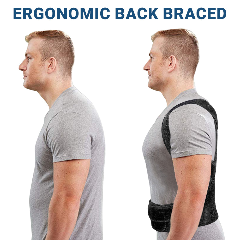 AlignEase unisex-lendensteunbrace, ontwerp met dubbele zone, lichtgewicht en ademend