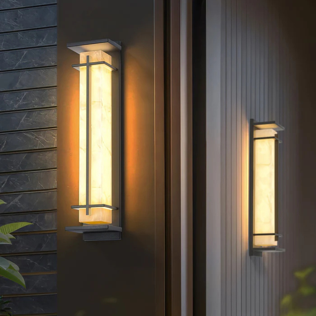 Aurelia Weatherproof Stainless Steel Outdoor Wall Lamp With LEDs For Outdoor Spaces