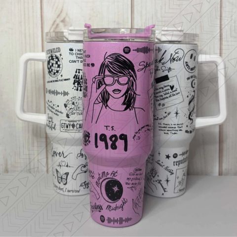 Bicchiere termico Taylor Swift in acciaio inox, edizione limitata
