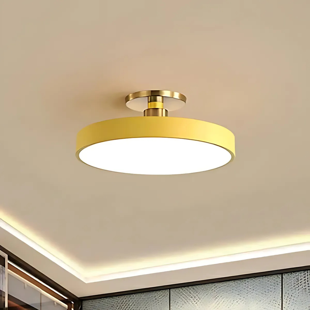 Lorien Nordic Warm Glow Ceiling Light Energy Efficient Illumination