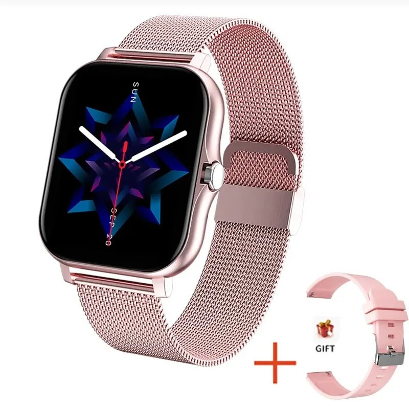Smartwatch para hombre/mujer - Llamadas por Bluetooth, pantalla táctil completa y funciones deportivas