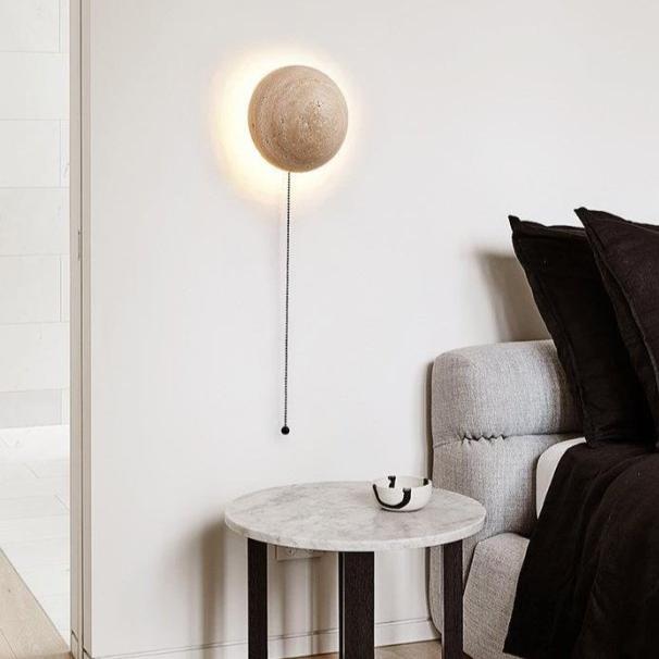 Asterra Cream Finish Wall Light — Minimalist Indoor Design