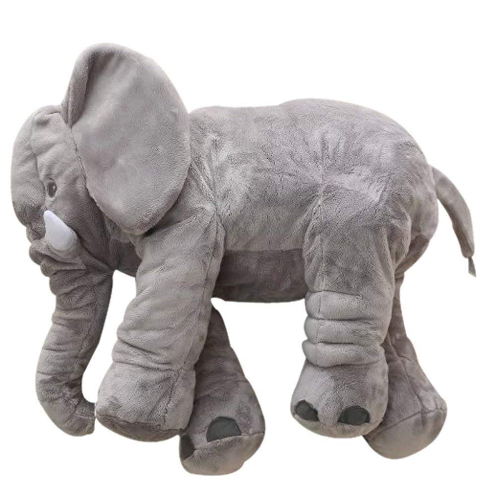 CuddleNest Cloud-Soft Elephant Plush Pillow
