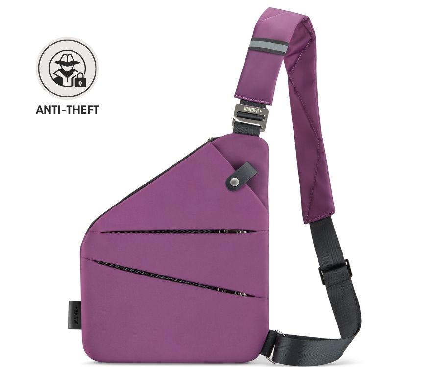 Anti-Theft Travel Bag — Concealed Zipper Design & Secure Front Pockets