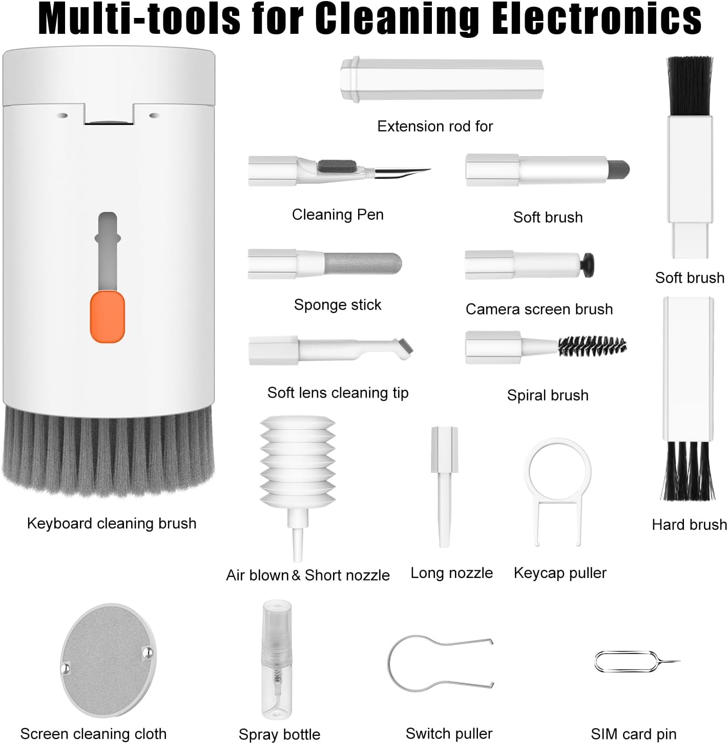 20-In-1 Keyboard Earbuds Cleaning Kit | Filindra