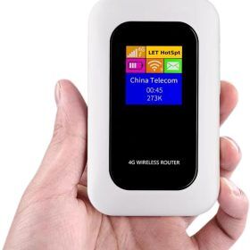 RoamWave 5G Mobiler WLAN-Hotspot — Kompakter mobiler Internet-Router