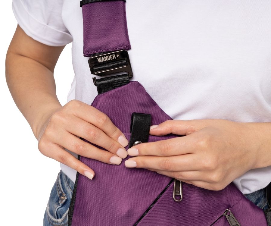 Anti-Theft Travel Bag — Concealed Zipper Design & Secure Front Pockets