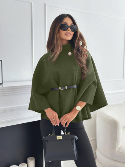 Poncho Tendance Ceinturé