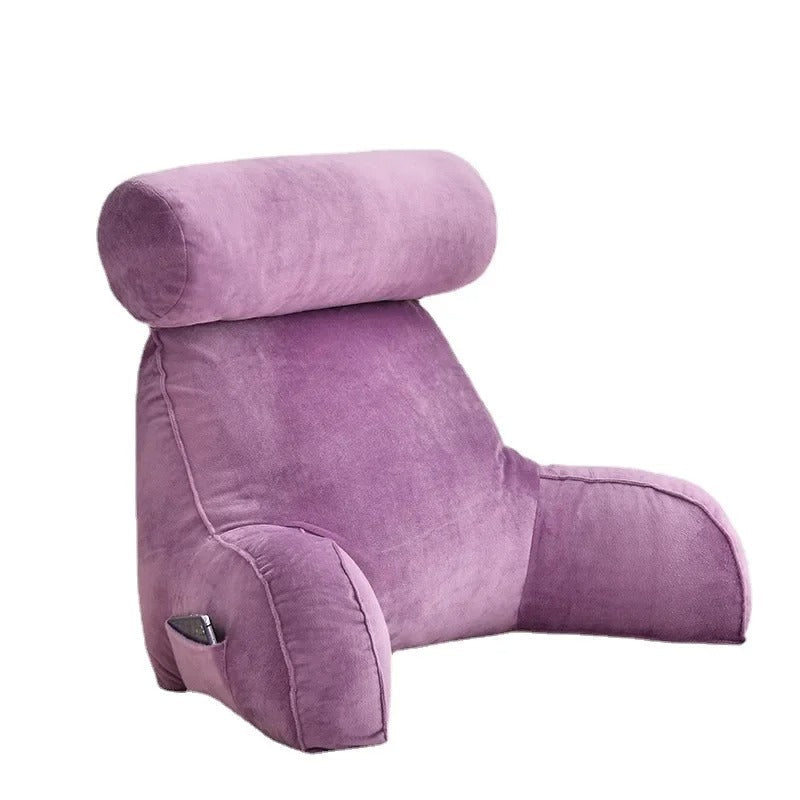 Cuscino ergonomico da lettura — braccioli, poggiatesta, supporto lombare